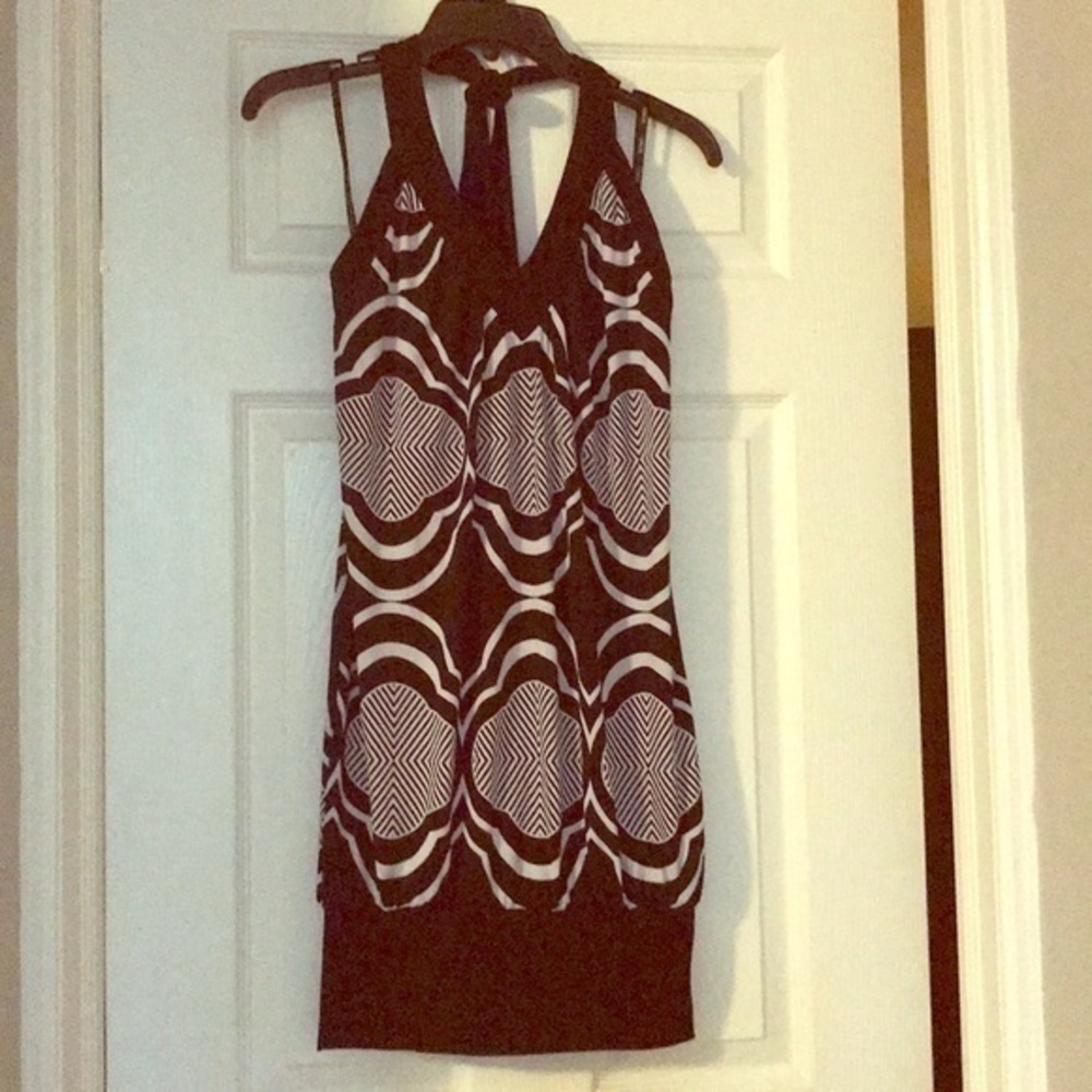 Xoxo Black‎ and White Mini Dress Size Small